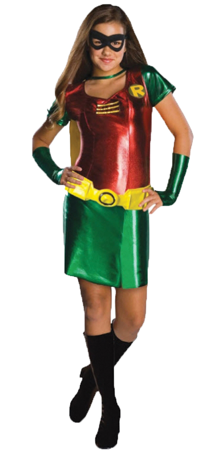 Girls Batman Robin Tween Halloween Costume