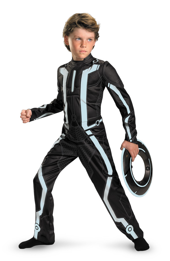 Tron Legacy Boys Classic Deluxe Halloween Costume, Size: Small, Black Tron Legacy Boys Classic Deluxe Halloween Costume, Size: Small, Black