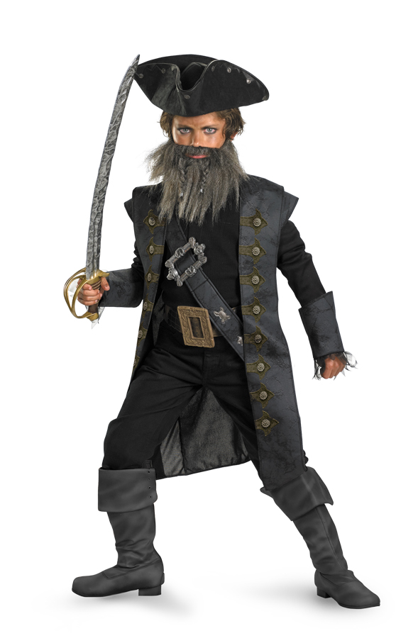 Boys Blackbeard Deluxe Halloween Costume