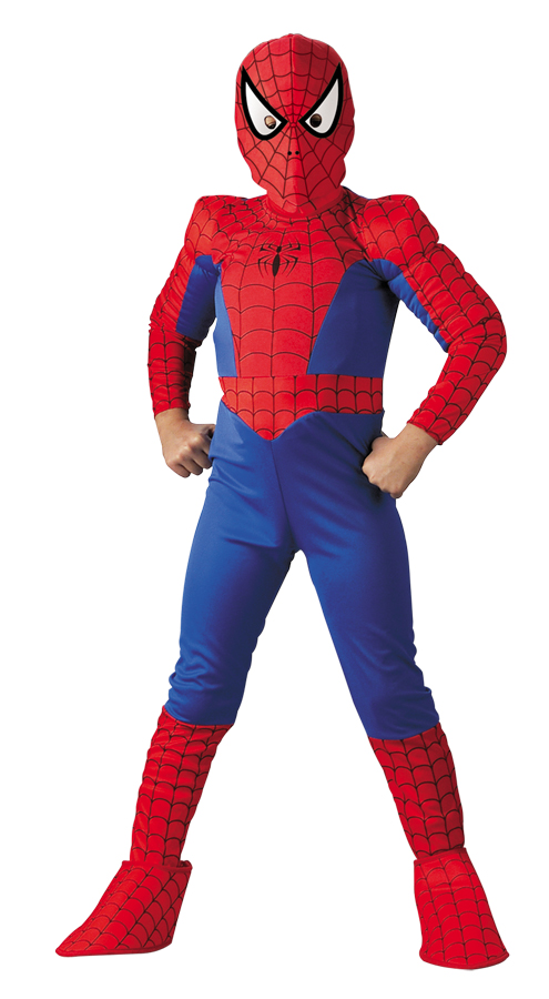 Boys Spiderman Deluxe Comic Halloween Costume Size: XL