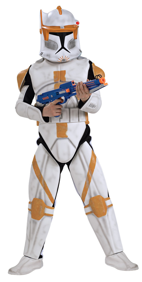 Star Wars Boys Clone Trooper Commander Cody Deluxe Halloween Costume