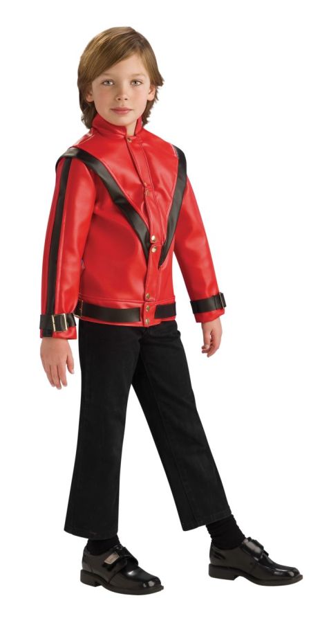 Michael Jackson Boys Thriller Jacket Deluxe Halloween Costume