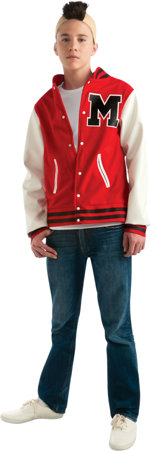 Boys Glee Football Player Teen Halloween Costume Size XL Boys Glee Football Player Teen Halloween Costume Size XL