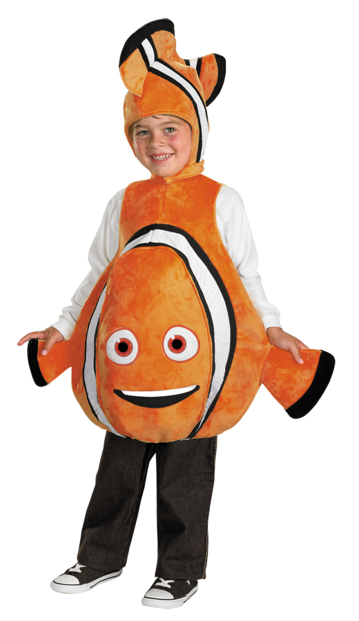 Finding Nemo Boys Nemo Deluxe Halloween Costume Size: L