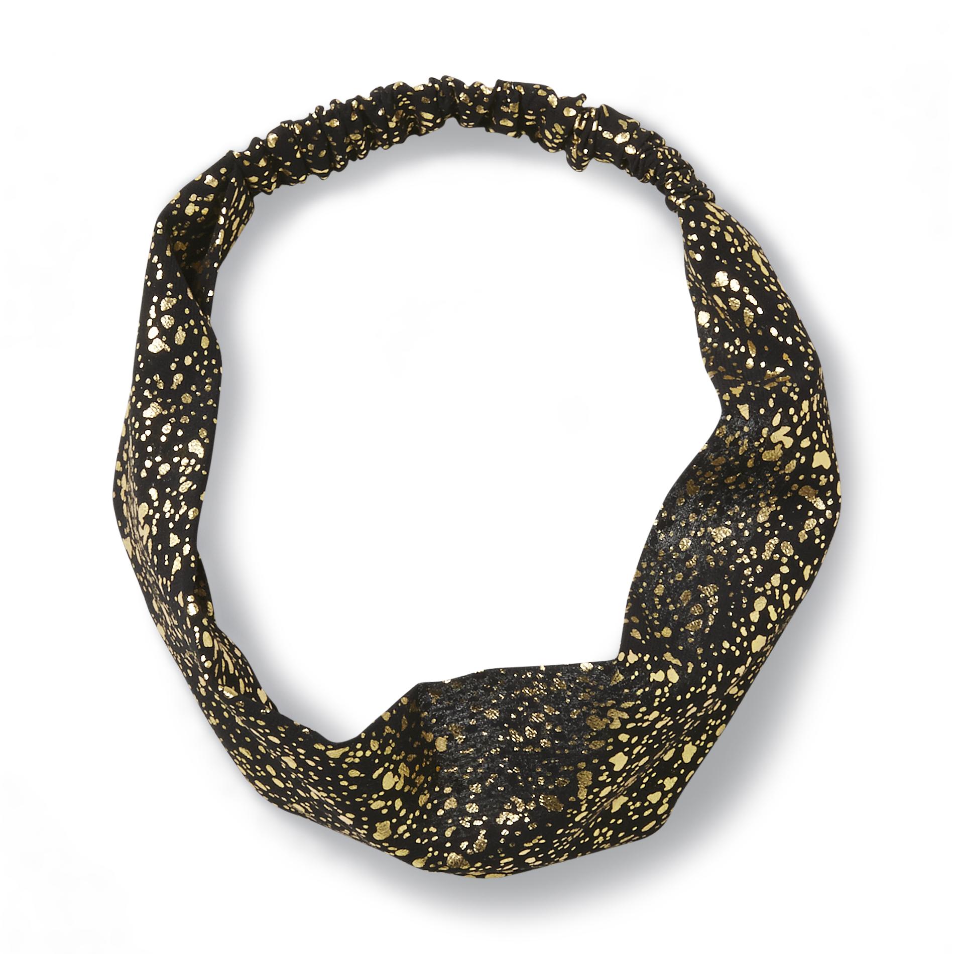 Joe Boxer Women's Headband - Gold Speckled