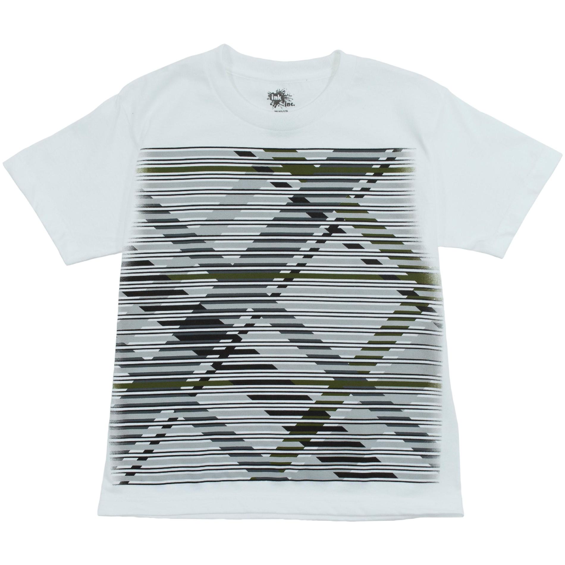 Infinite Visions Boy's Graphic T-Shirt - Abstract Plaid