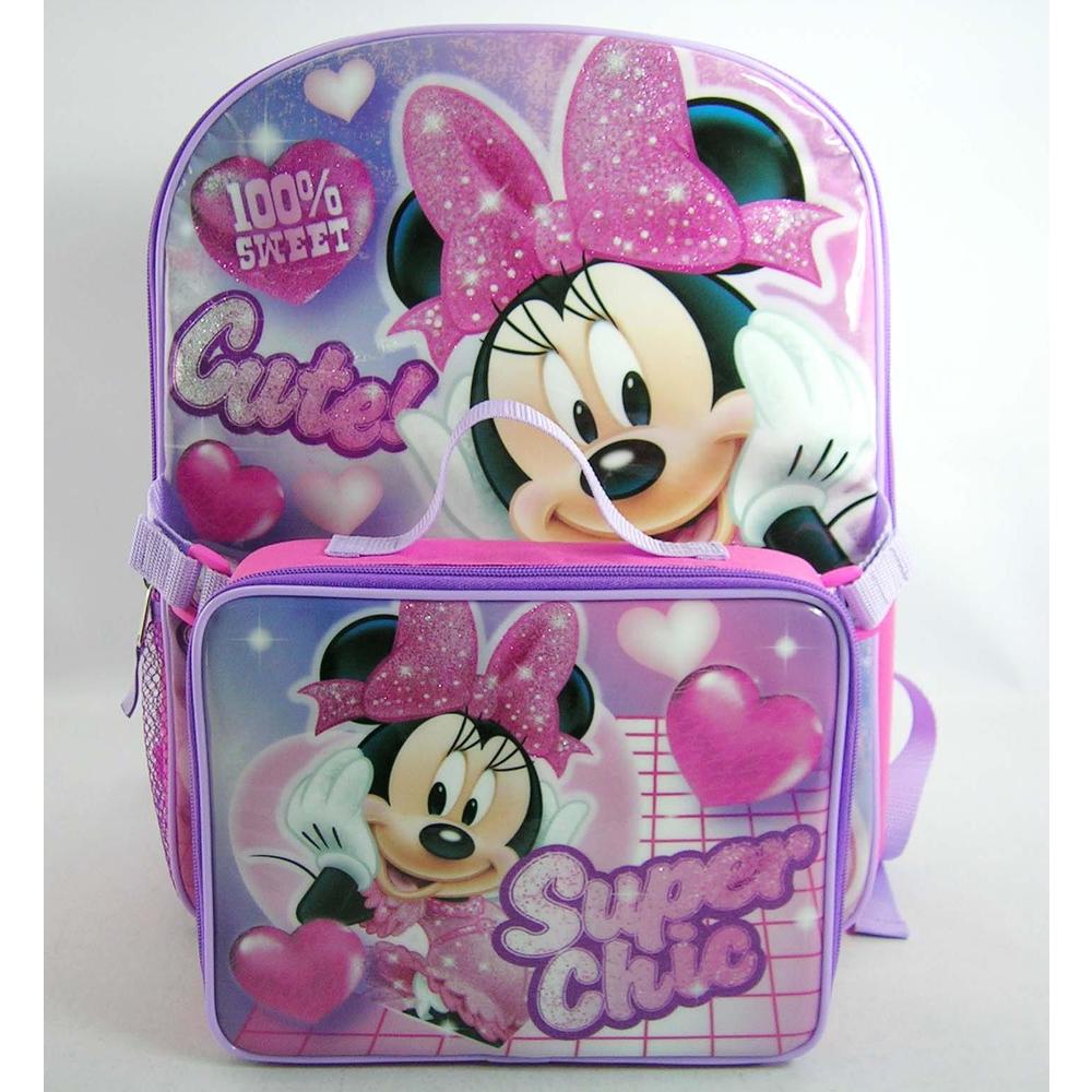 Minnie Mouse Backpack with Lunch Kit