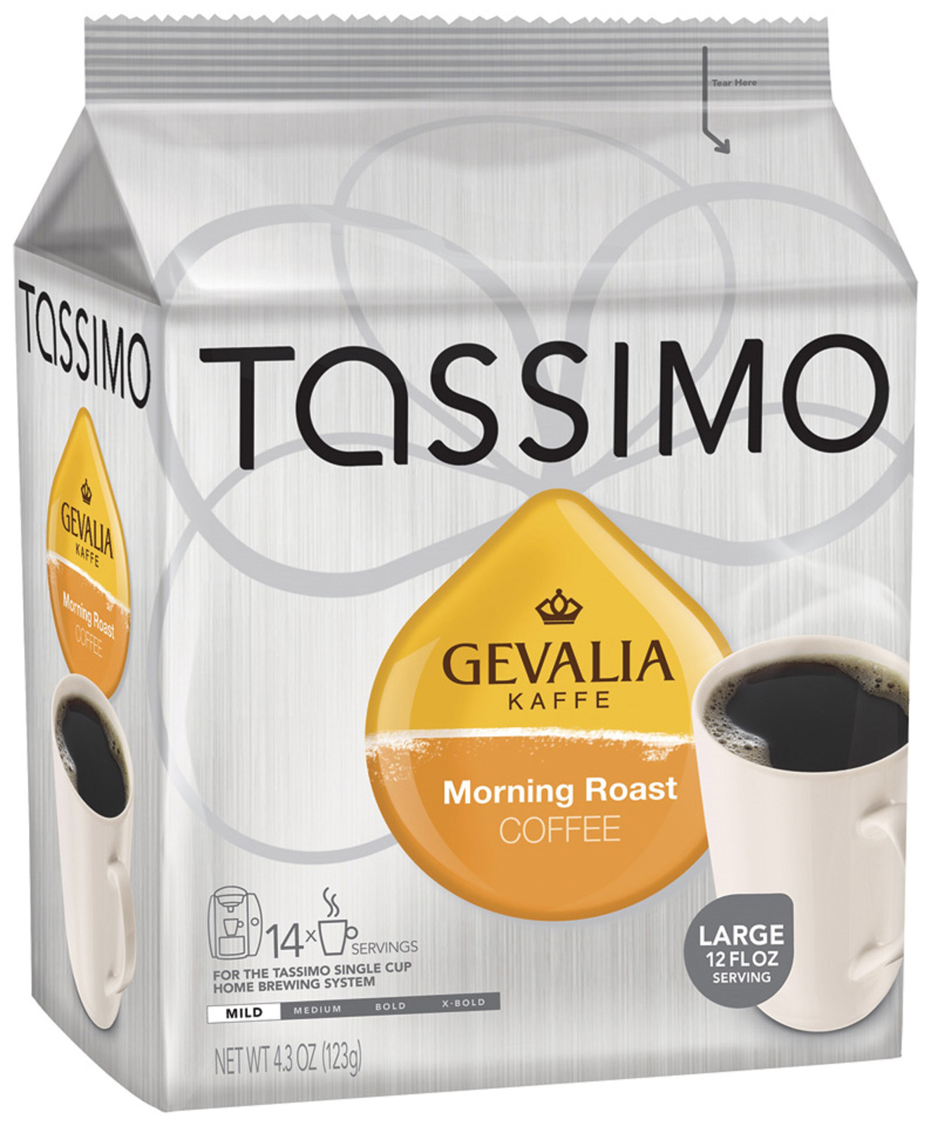 Gevalia 107960 Morning Roast Coffee T-Discs - 70 count