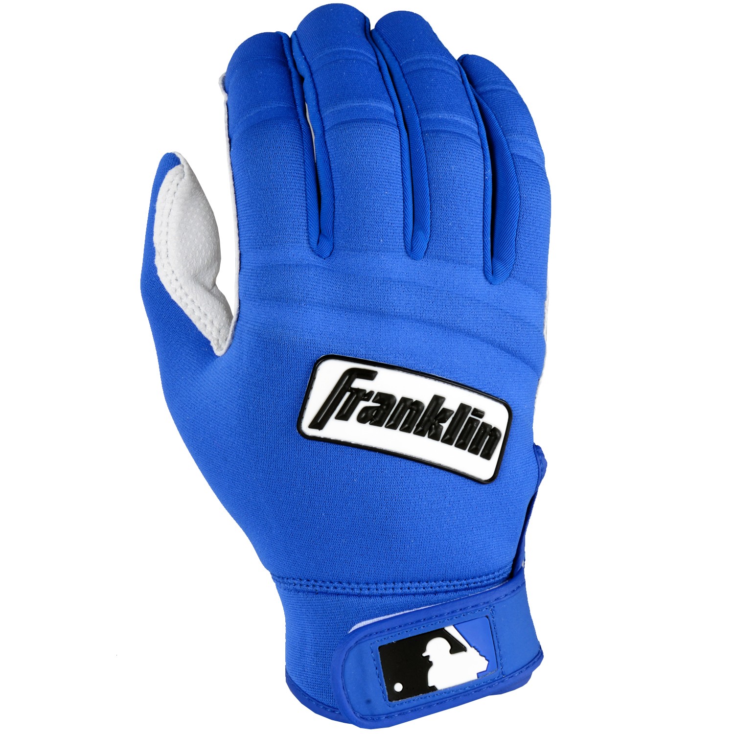 Franklin Sports MLB Adult Cold Weather Batting Glove Pearl/Royal Small