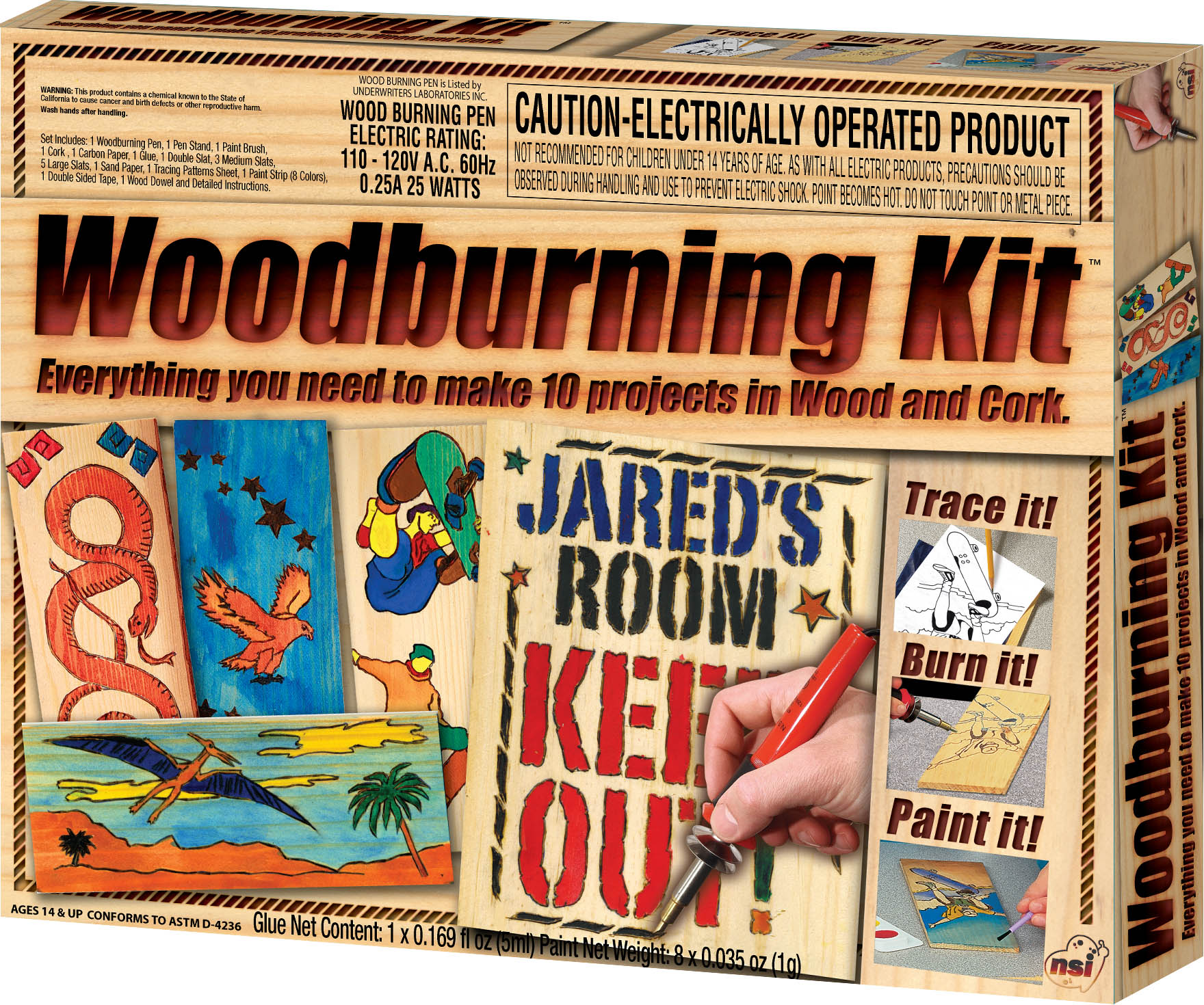 NSI Toys Wood Burning Kit