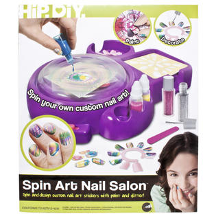 Hip Diy Spin Art Nail Salon