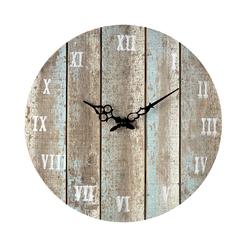 Sterling Industries Marketplace Wooden Roman Wall Clock - Weathered Blue