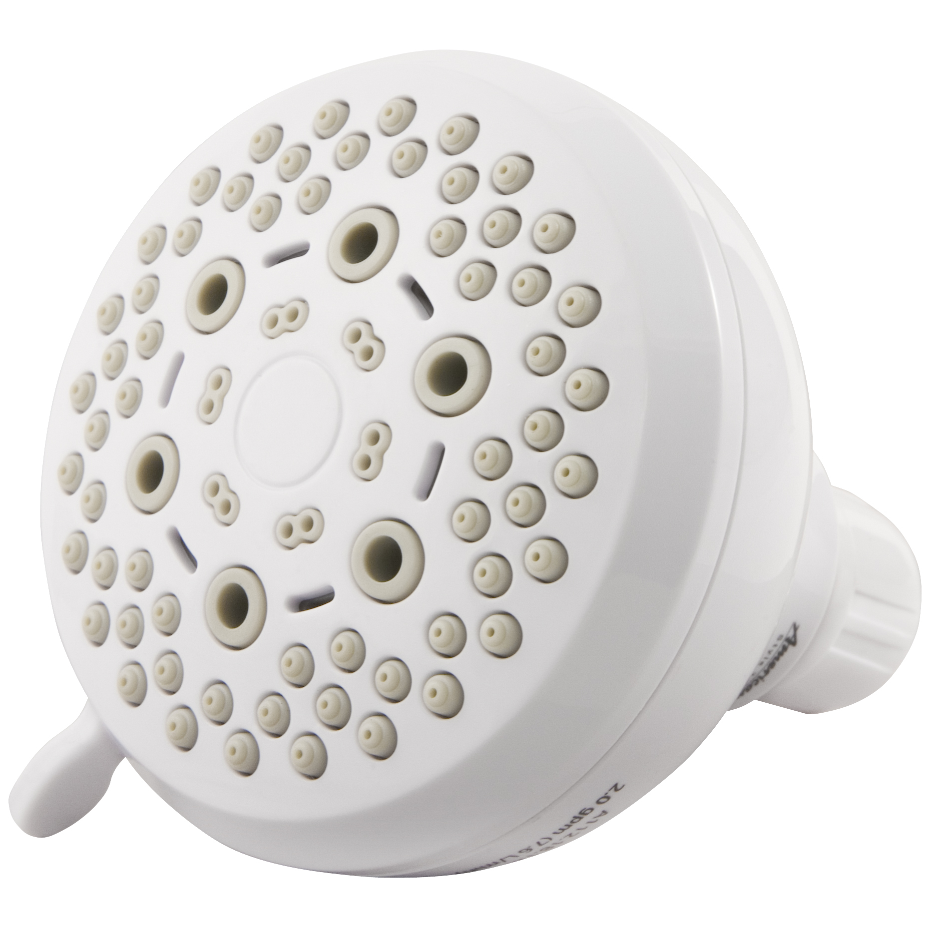 American Standard 6 Setting Fixed Showerhead, White, Eco-Friendly American Standard 6 Setting Fixed Showerhead, White, Eco-Friendly