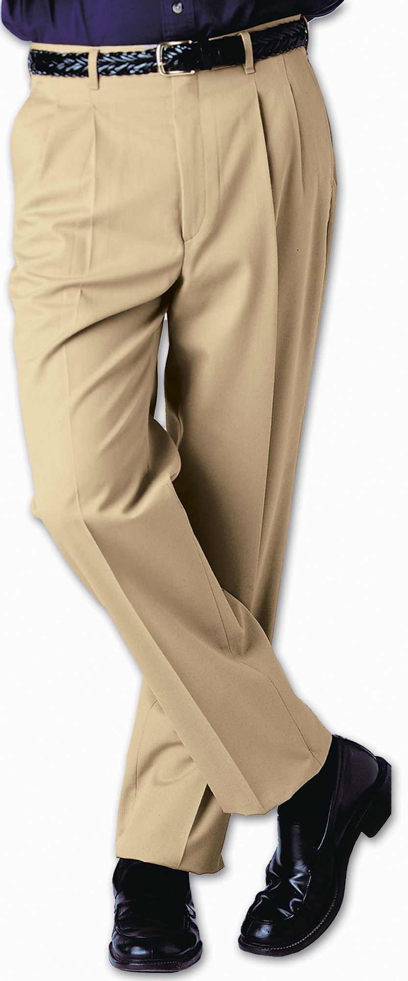 Edwards Men's Business Casual Pleated Pant -Online Exclusive