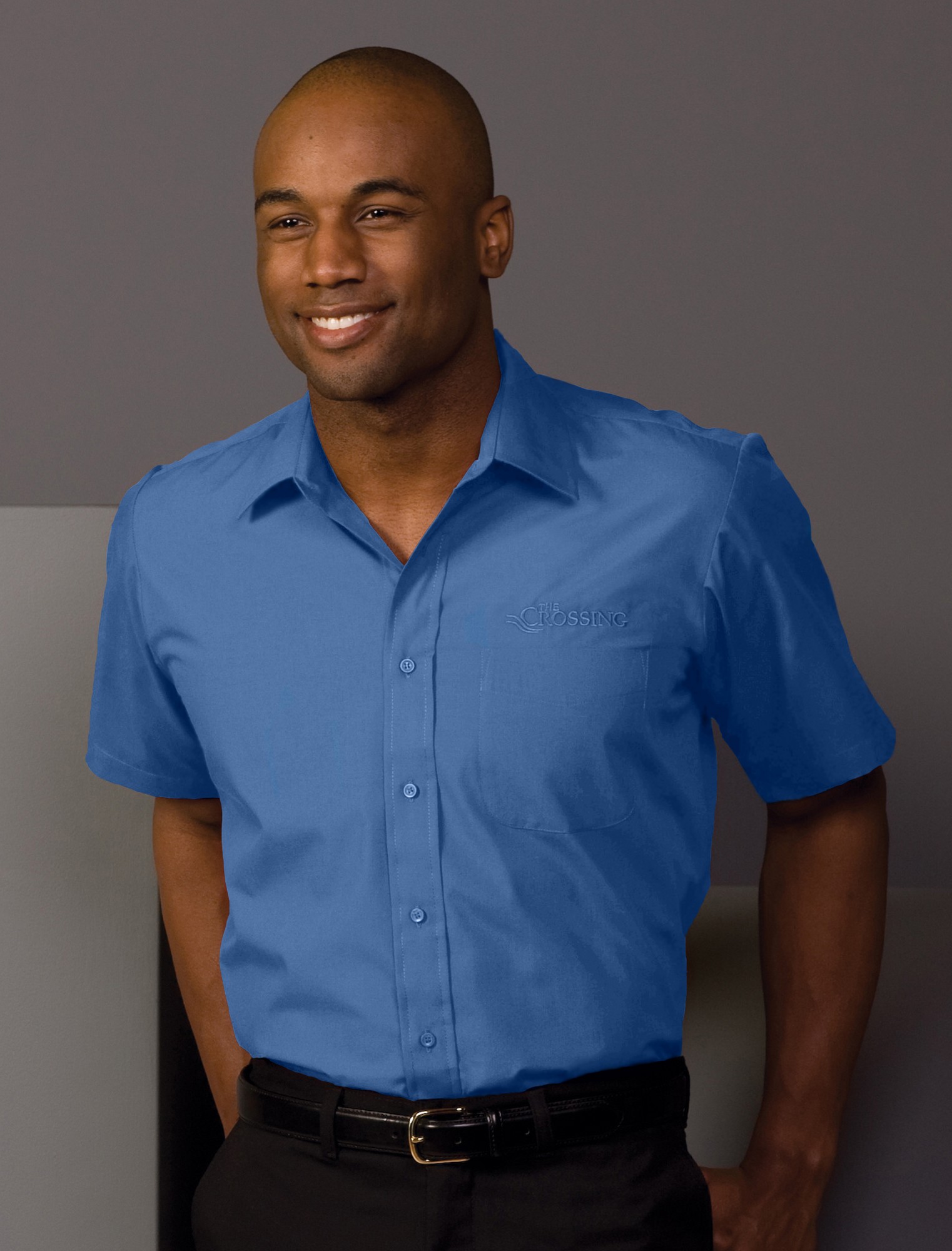 Edwards Men's Short Sleeve Value Broadcloth Shirt
