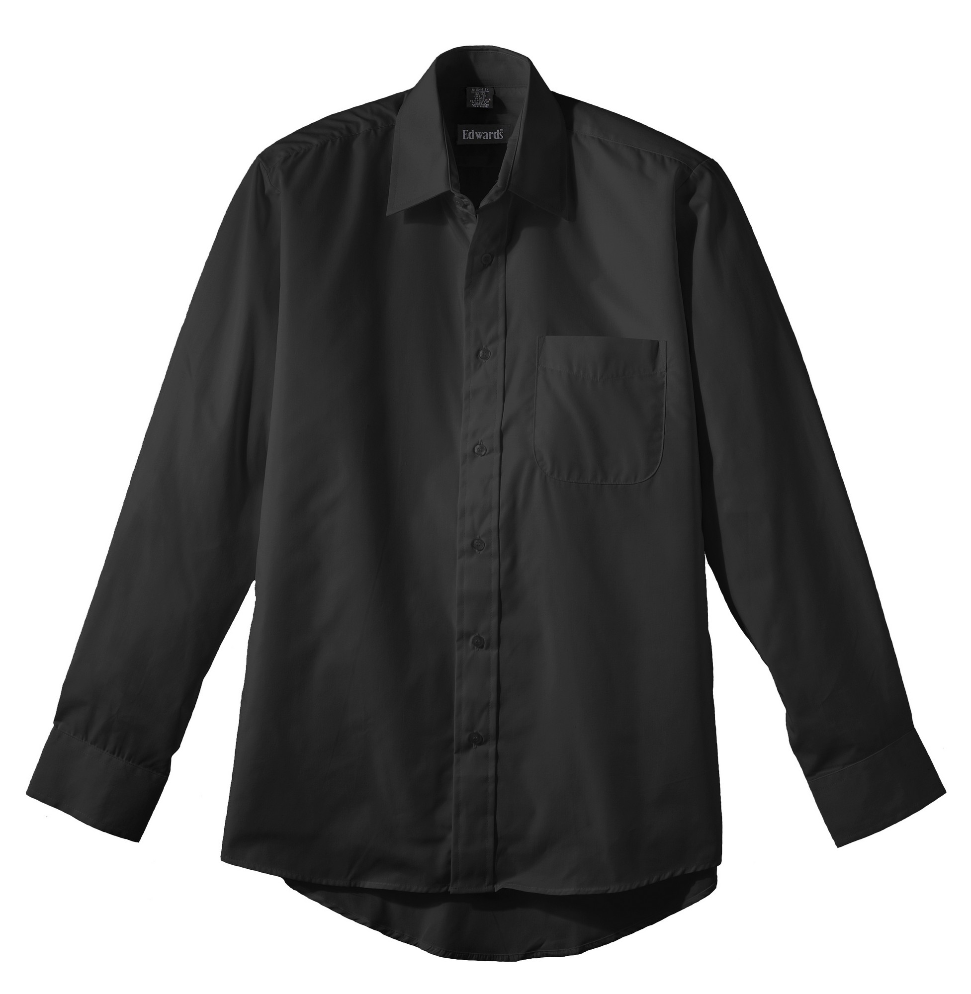 Edwards Men's Long Sleeve Value Broadcloth Shirt