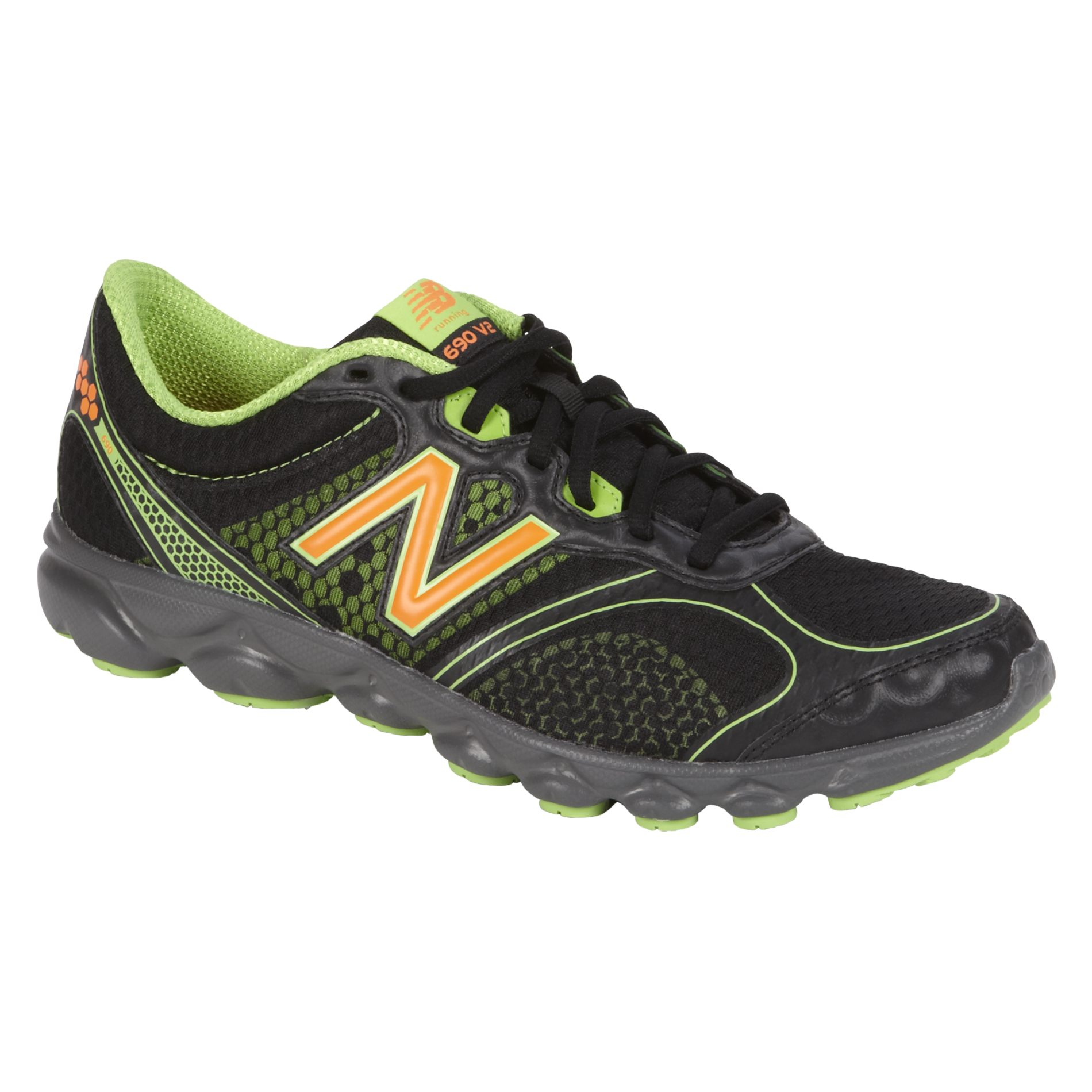 New Balance Men's  690V2  Black Running Shoes