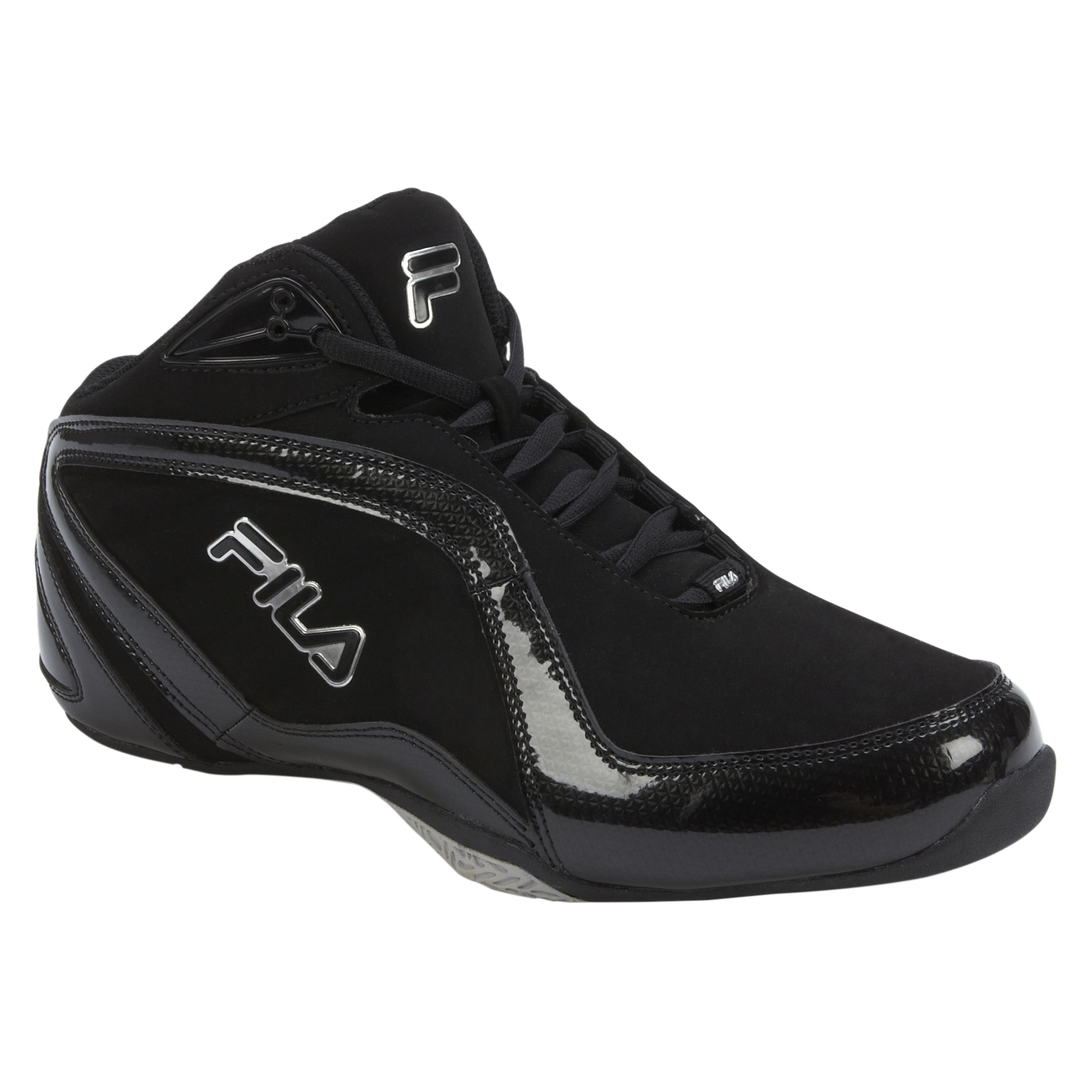 Fila Men's 3-Point Black High-Top Basketball Shoes