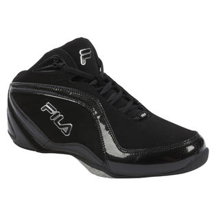 Men's 3-Point Black High-Top Basketball Shoes: Athletic Basic at Sears
