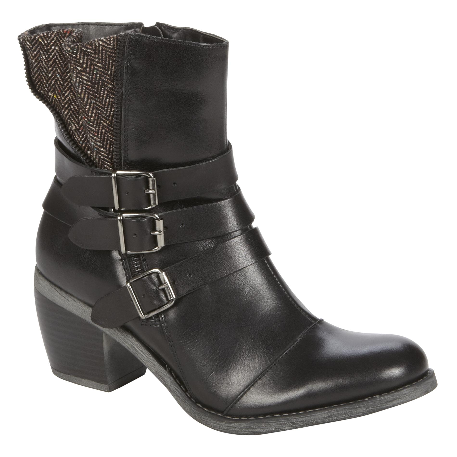 Hush Puppies Women's Weather Ankle Boot Rustique - Black