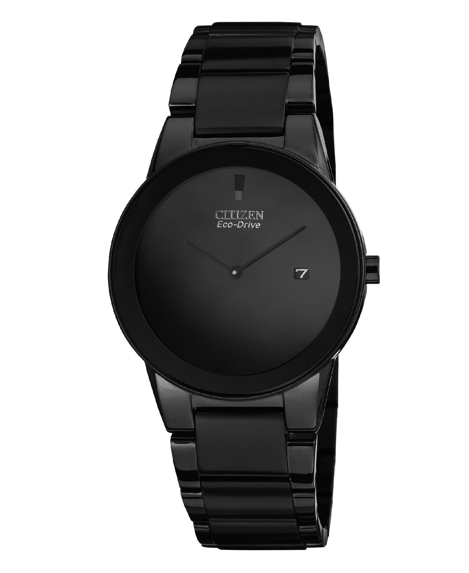 Citizen Men's Eco-Drive Black Ion Plated Axiom Watch