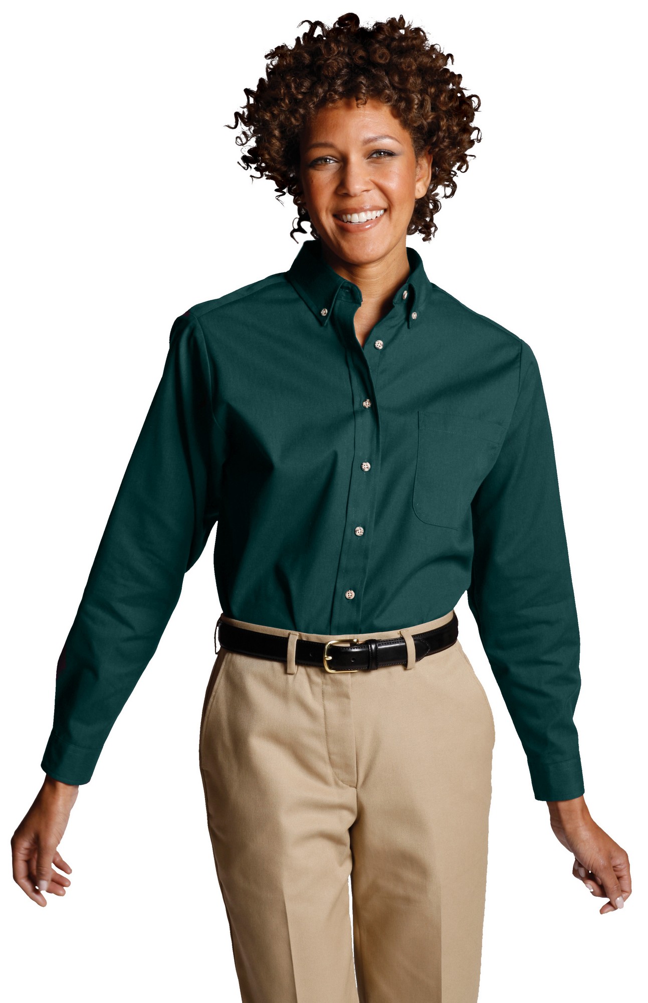 Edwards Women's Easy Care Long Sleeve Poplin Shirt