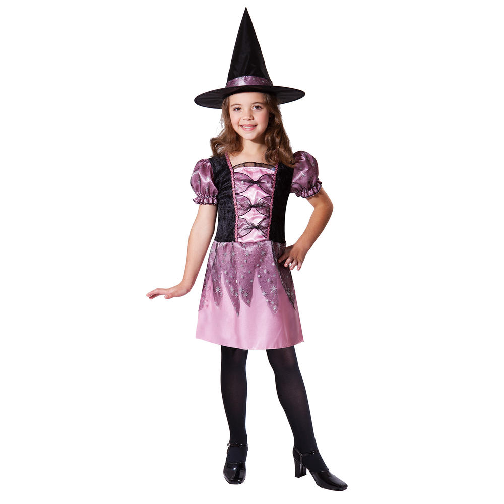 Totally Ghoul Silver Sparkle Witch Girls' Halloween Costume