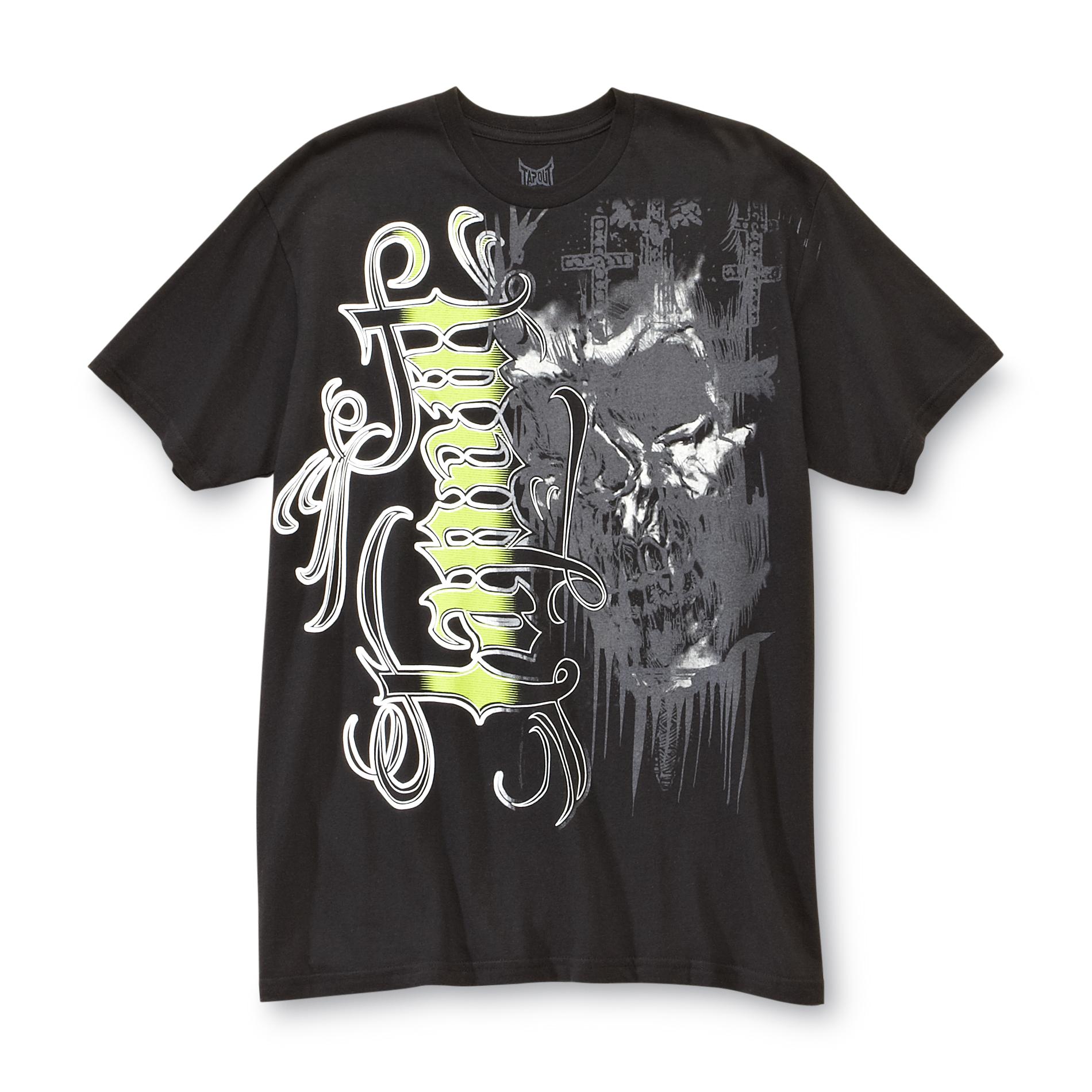 TapouT Young Men's Graphic T-Shirt - Logo & Crosses