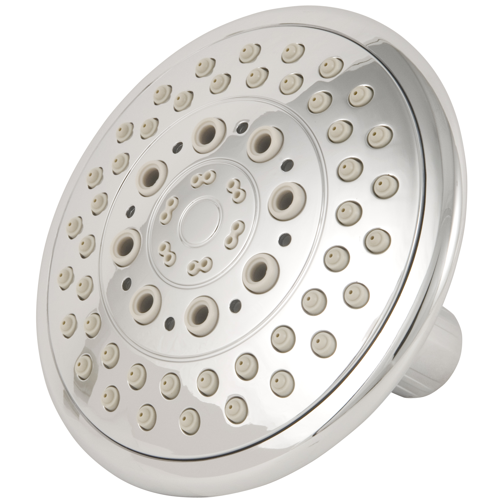 Waxman 5 Setting Fixed Showerhead, Chrome, Eco-Friendly, Grey Waxman 5 Setting Fixed Showerhead, Chrome, Eco-Friendly, Grey