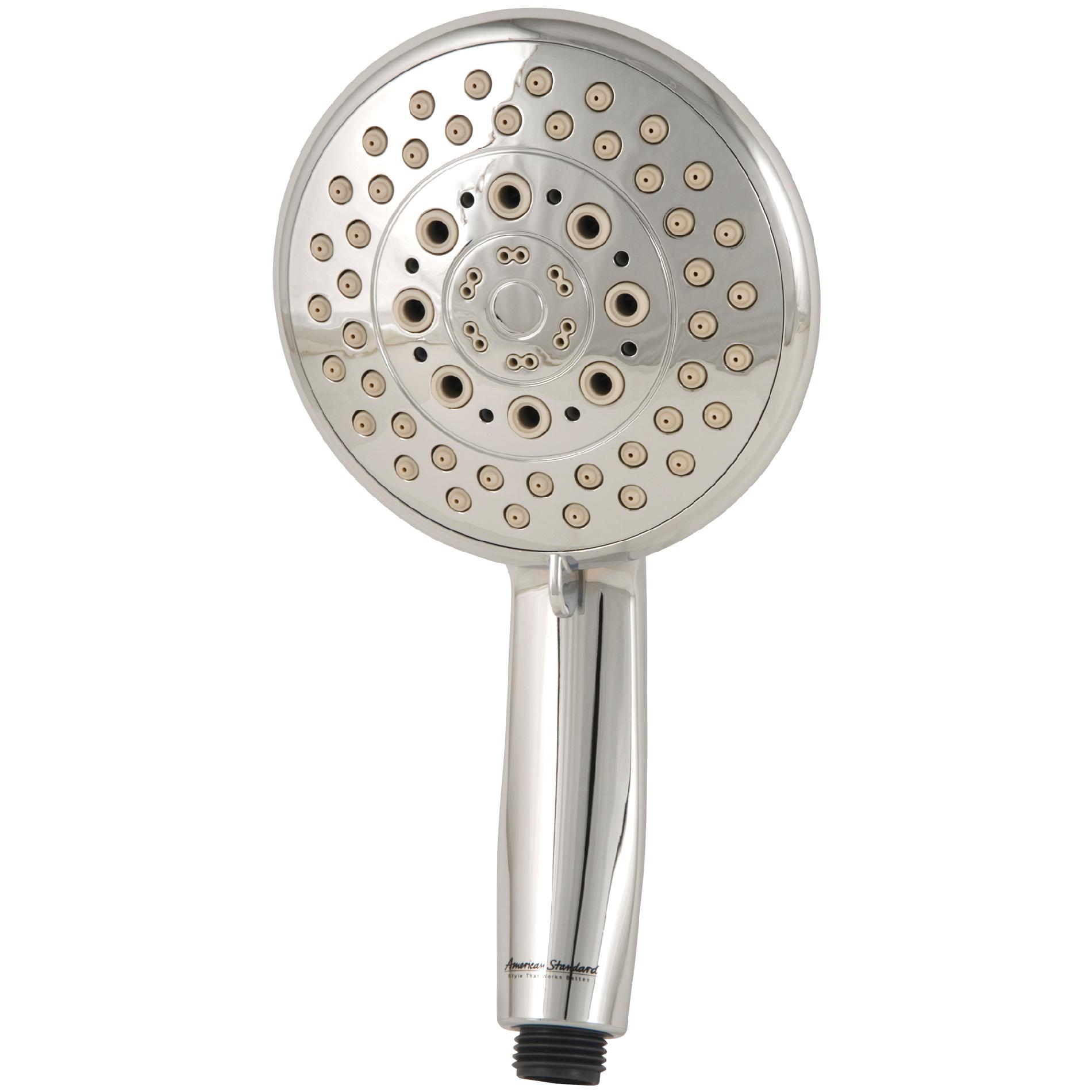American Standard 5 Setting Handheld Showerhead, Chrome, Eco-Friendly, Grey American Standard 5 Setting Handheld Showerhead, Chrome, Eco-Friendly, Grey