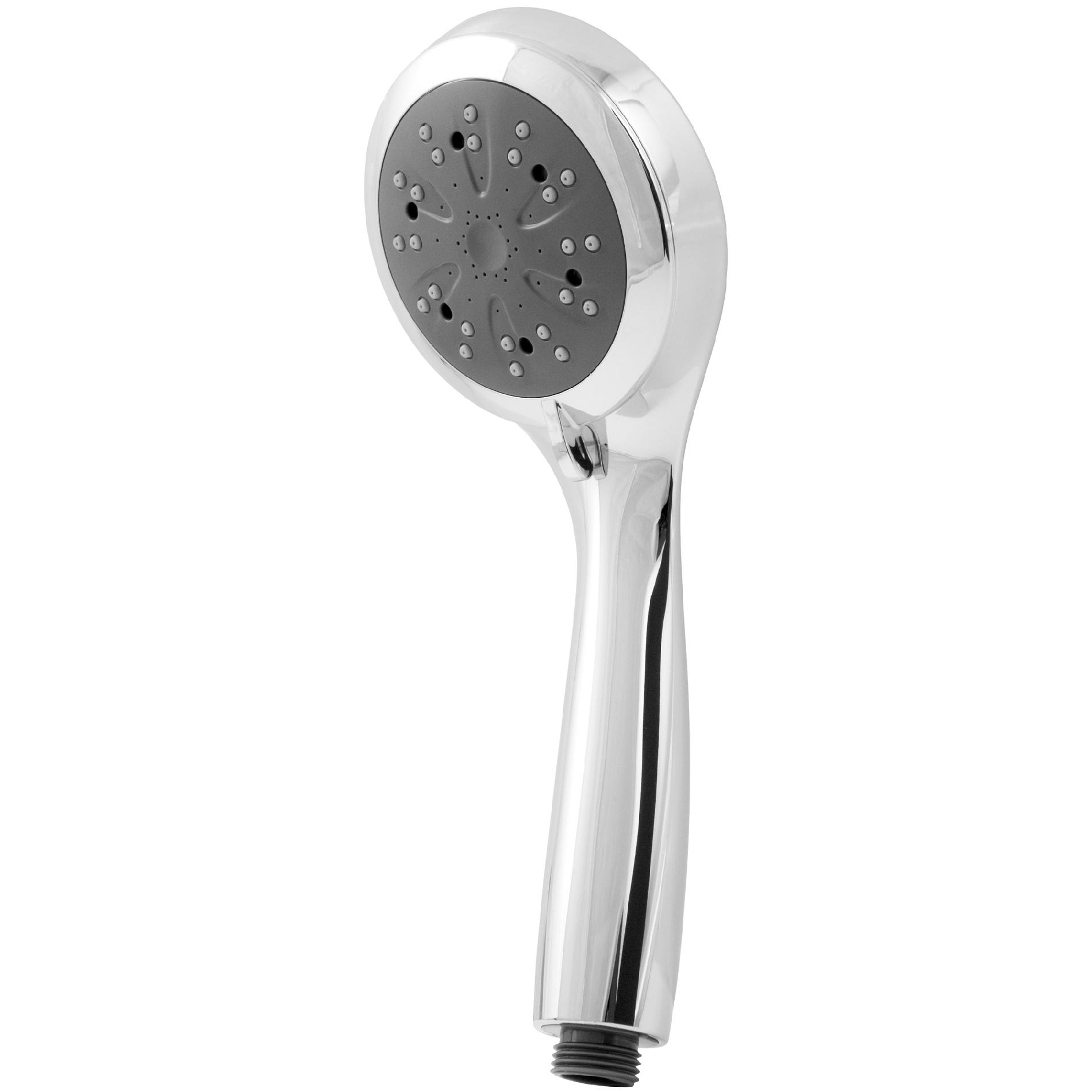 Waxman 5 SETTING HANDHELD SHOWERHEAD, CHROME, ECO-FRIENDLY, Grey Waxman 5 SETTING HANDHELD SHOWERHEAD, CHROME, ECO-FRIENDLY, Grey