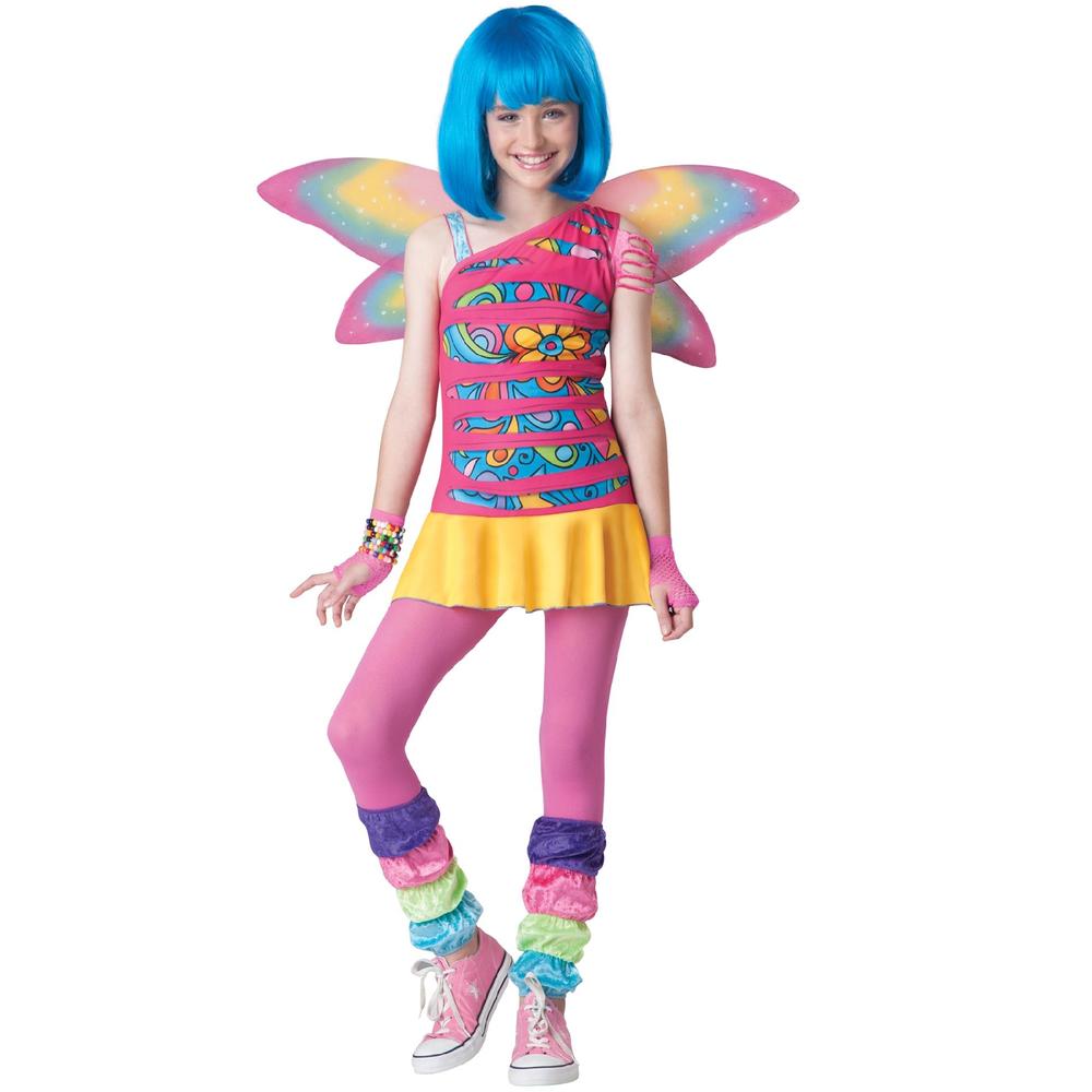 Rainbow Fairy Girls Halloween Costume