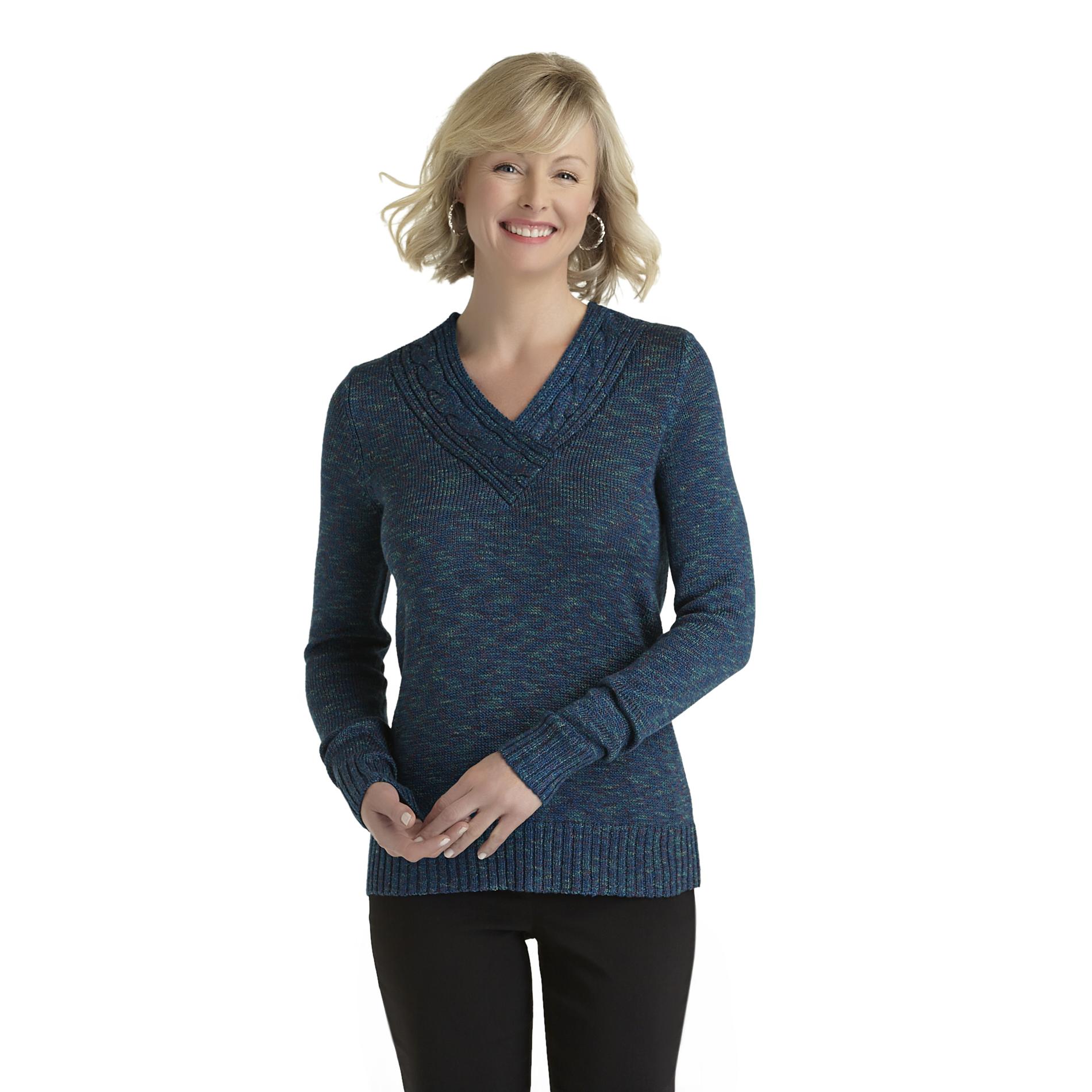 Laura Scott Women's Marled Sweater