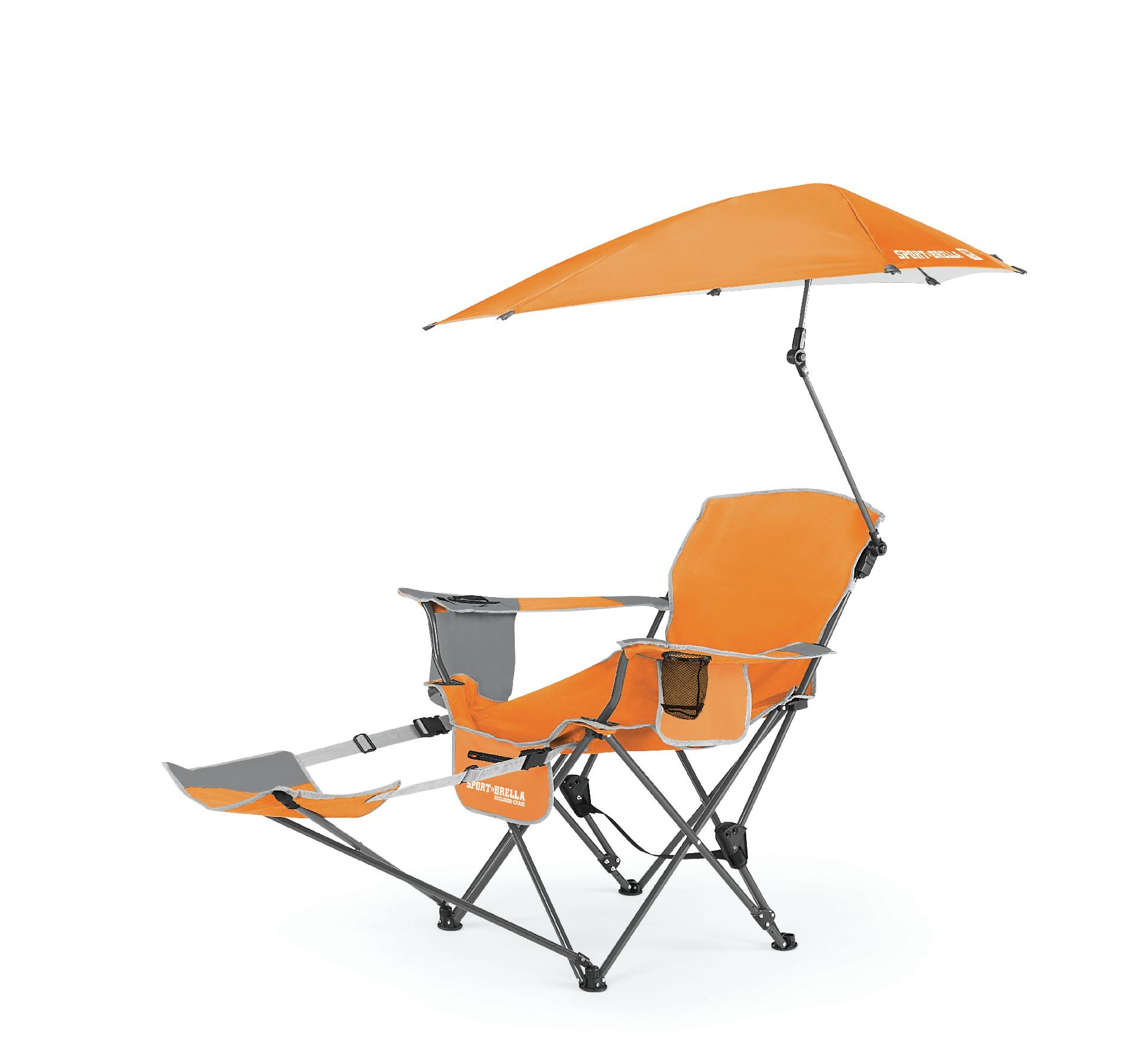 orange camping chair