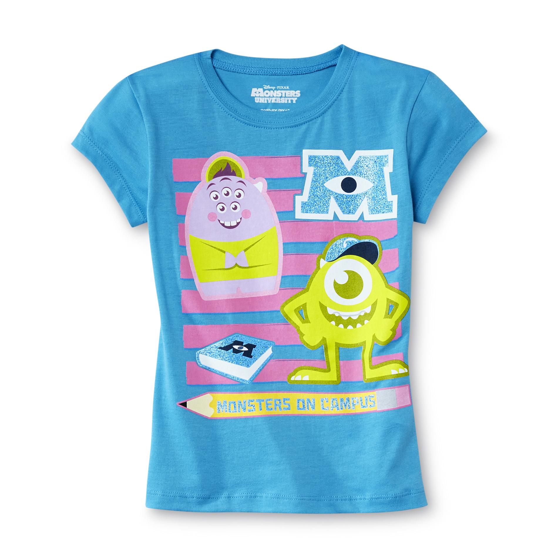 Disney Girl's Graphic T-Shirt - Be True to Monsters U