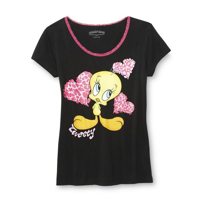 Warner Brothers Looney Tunes Tweety Bird Women's Sleep TShirt
