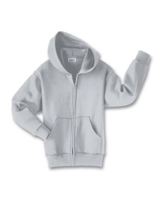 Hanes 7.8 oz Youth COMFORTBLEND EcoSmart Fleece Full-Zip Hood