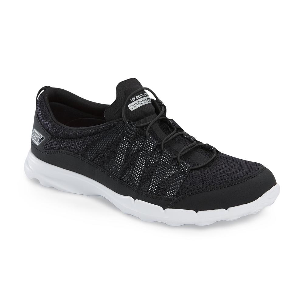 Skechers Women's On The GO Black/White Casual Athletic Shoes