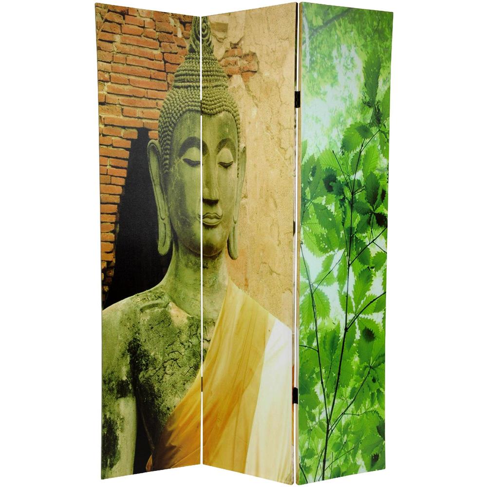 Oriental Furniture 6 ft. Tall Draped Buddha Double Sided Room Divider