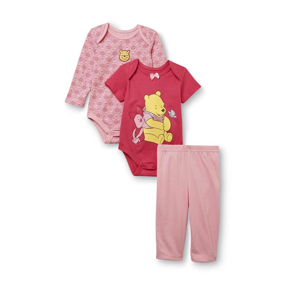 Disney Pooh & Piglet Newborn Girl's Bodysuits & Pants