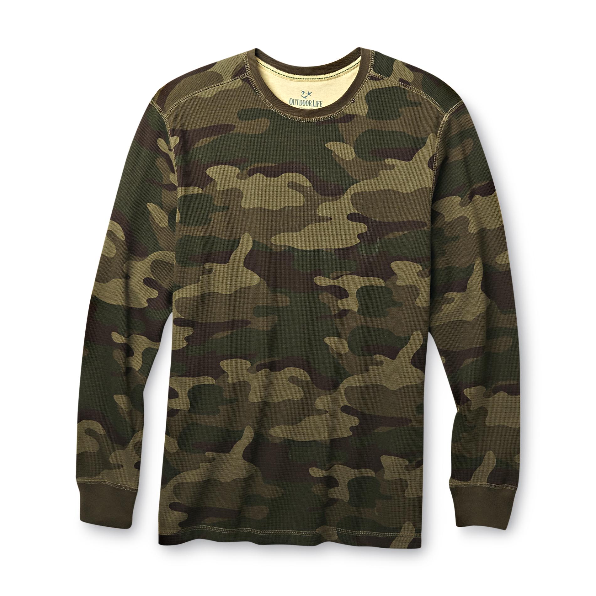 Outdoor Life Men's Big & Tall Thermal Long-Sleeve T-Shirt - Camouflage