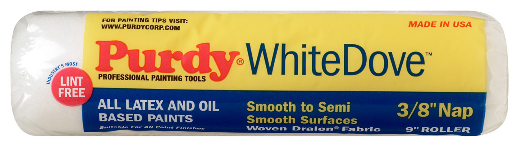 Great 12 PCS Paint Roller Covers 9 Inch, 3/8" Nap Paint Roller Kit Dense Fibers