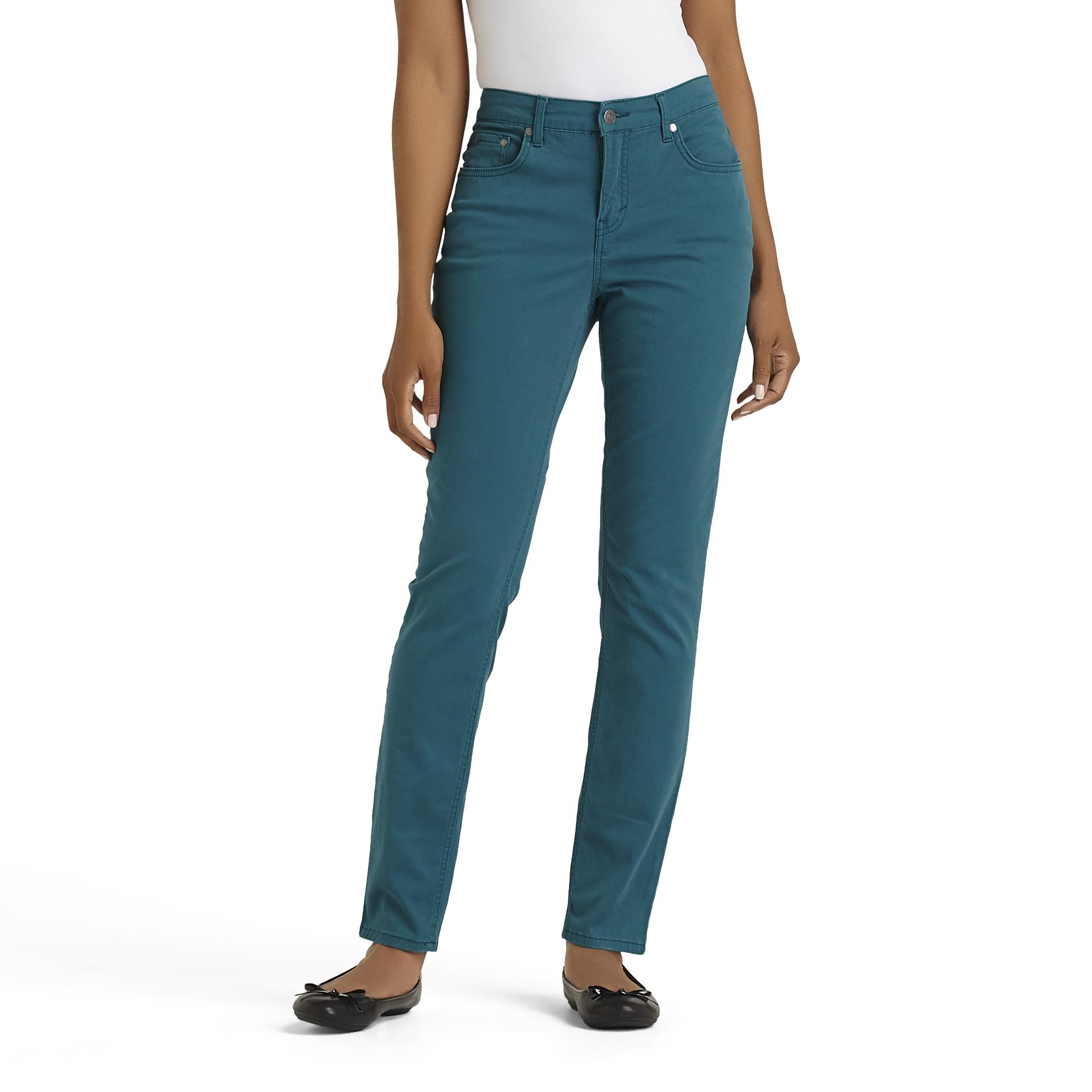 Jaclyn Smith Women's Slim Ankle Stretch Jeans - Clothing - Women's ...