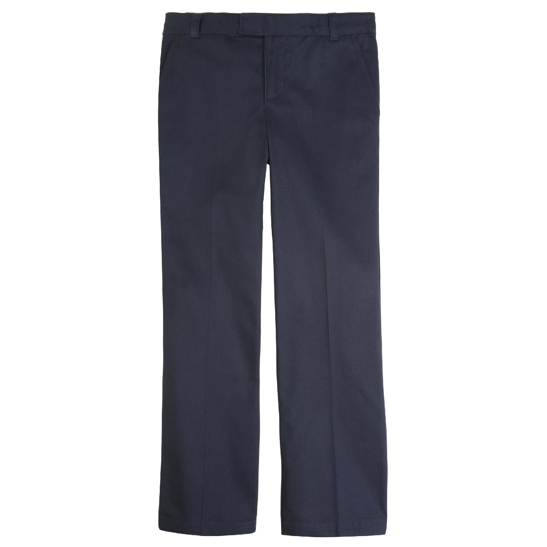 At School by French Toast Young Women 10W-20W Unhemmed Pant (Navy)