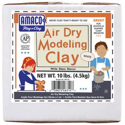 Amaco Brent AMACO Air Dry Modeling Clay, 10-Pound, White