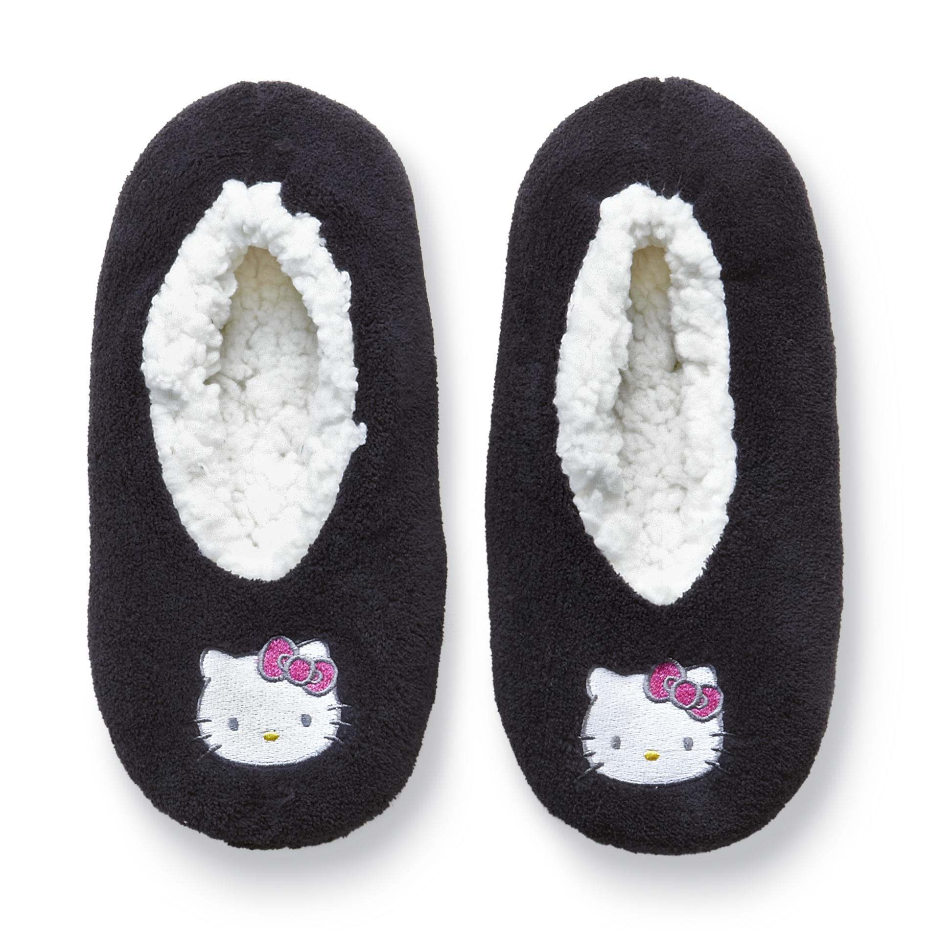 Hello Kitty Women's Fleece Gripper Slippers