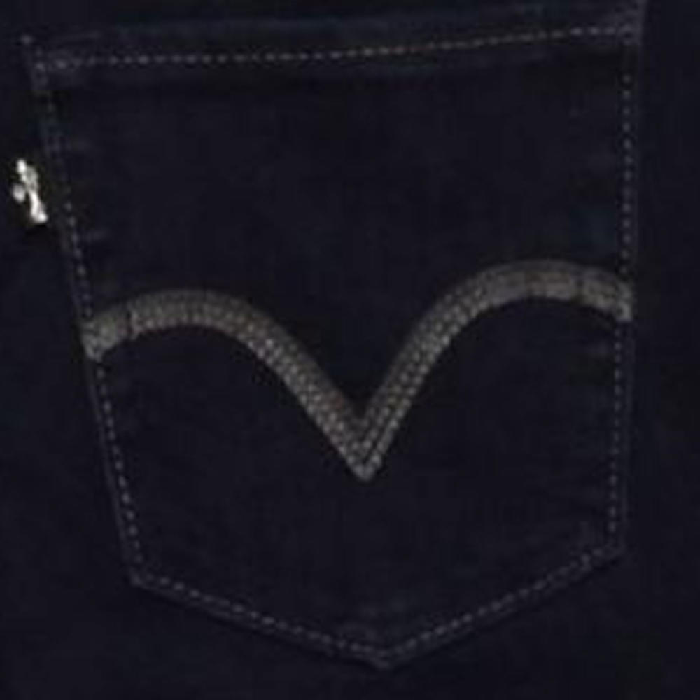 Levi's 512' Perfectly Slimming Boot Cut Denim Blue Jeans For Petites