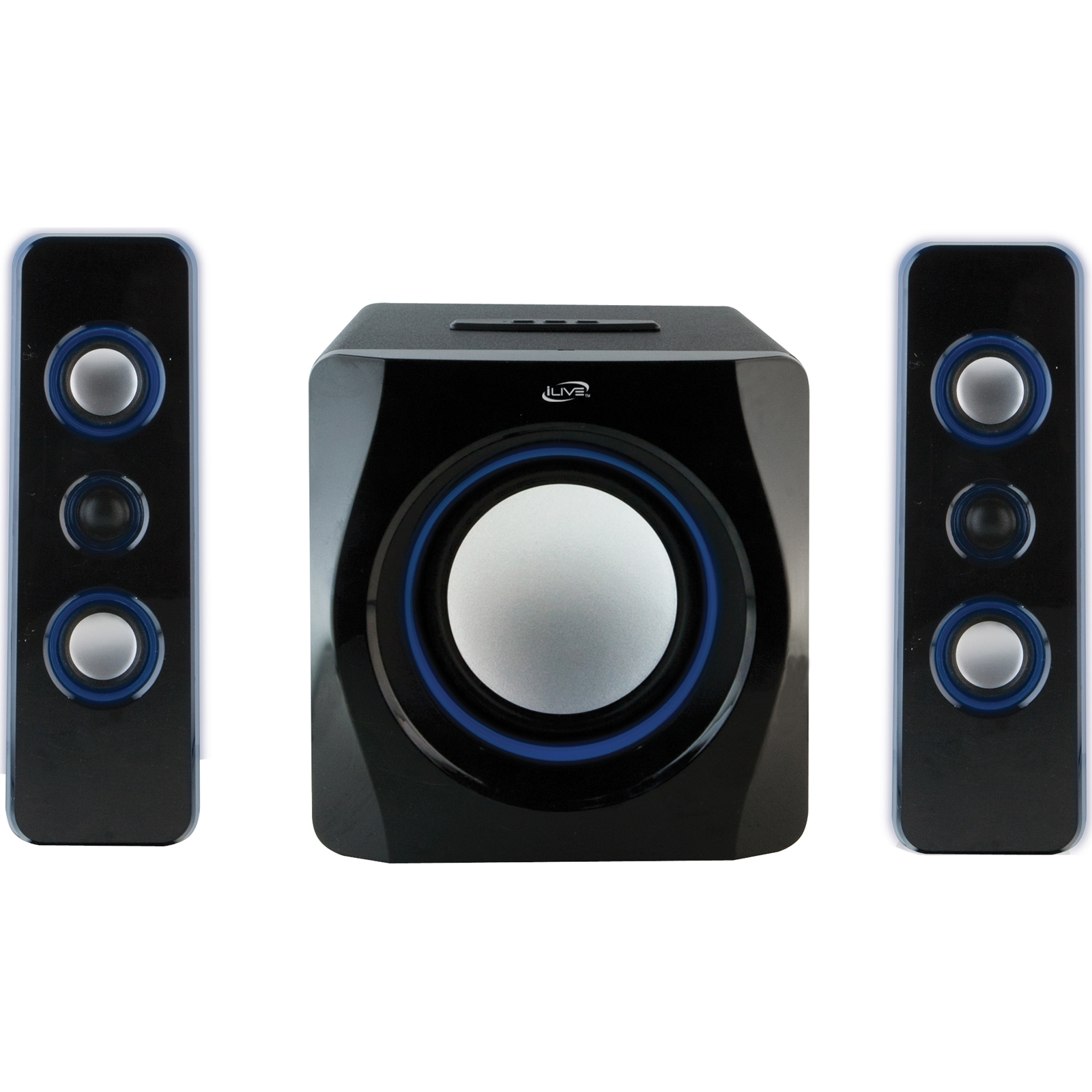Ilive Ihb23b 2 1 Channel Wireless Three Speaker System