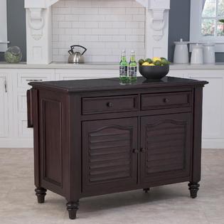 Home Styles Bermuda Espresso Kitchen Island - Home ...