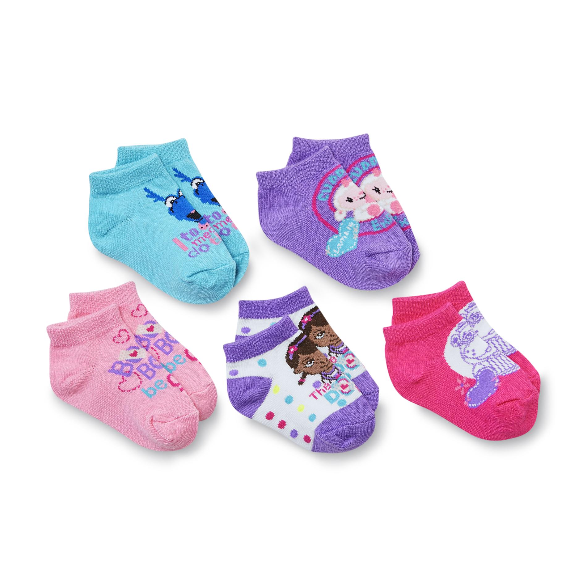 Disney Doc McStuffins Infant Girl's 5-Pack Socks